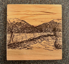 Load image into Gallery viewer, Wood Coasters 4" x 4" / Michaela Ivancova