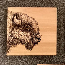 Load image into Gallery viewer, Wood Coasters 4" x 4" / Michaela Ivancova