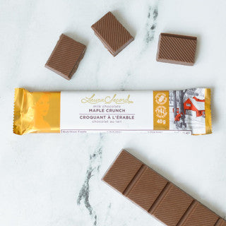 Laura Milk Chocolate Maple Crunch Bar 40g